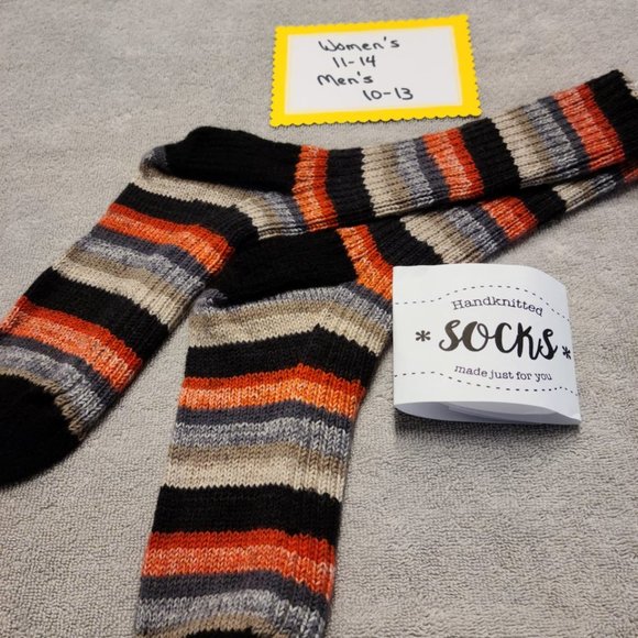 Hand knitted socks: assorted sizes: children, adults and large feet socks - Picture 12 of 16